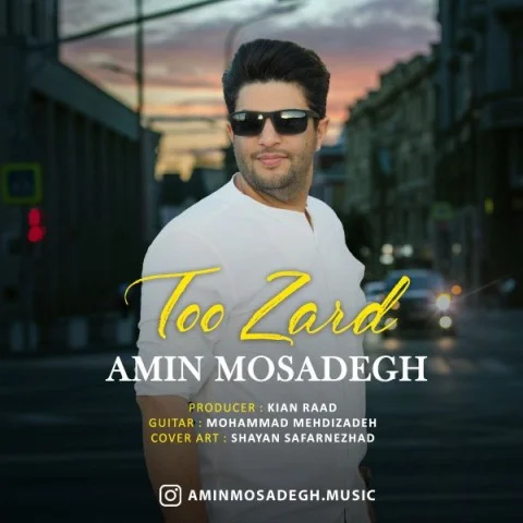 امین مصدق تو زرد